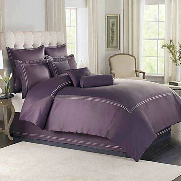 Baratta Stitch Duvet Set - King / Purple