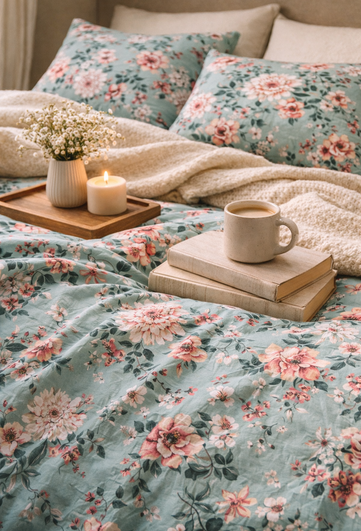 Blush Garden Bedsheet Set -