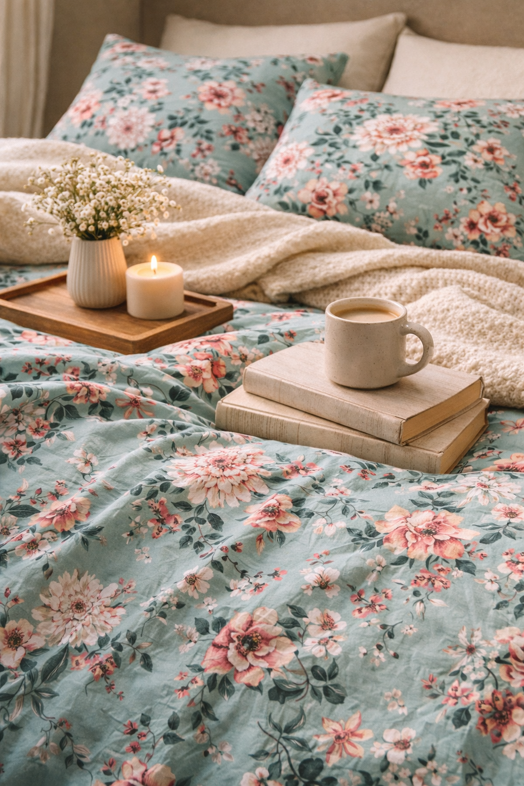 Blush Garden Bedsheet Set -