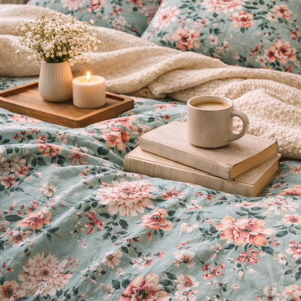 Blush Garden Bedsheet Set -