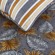 Slate Palm Bedsheet Set -
