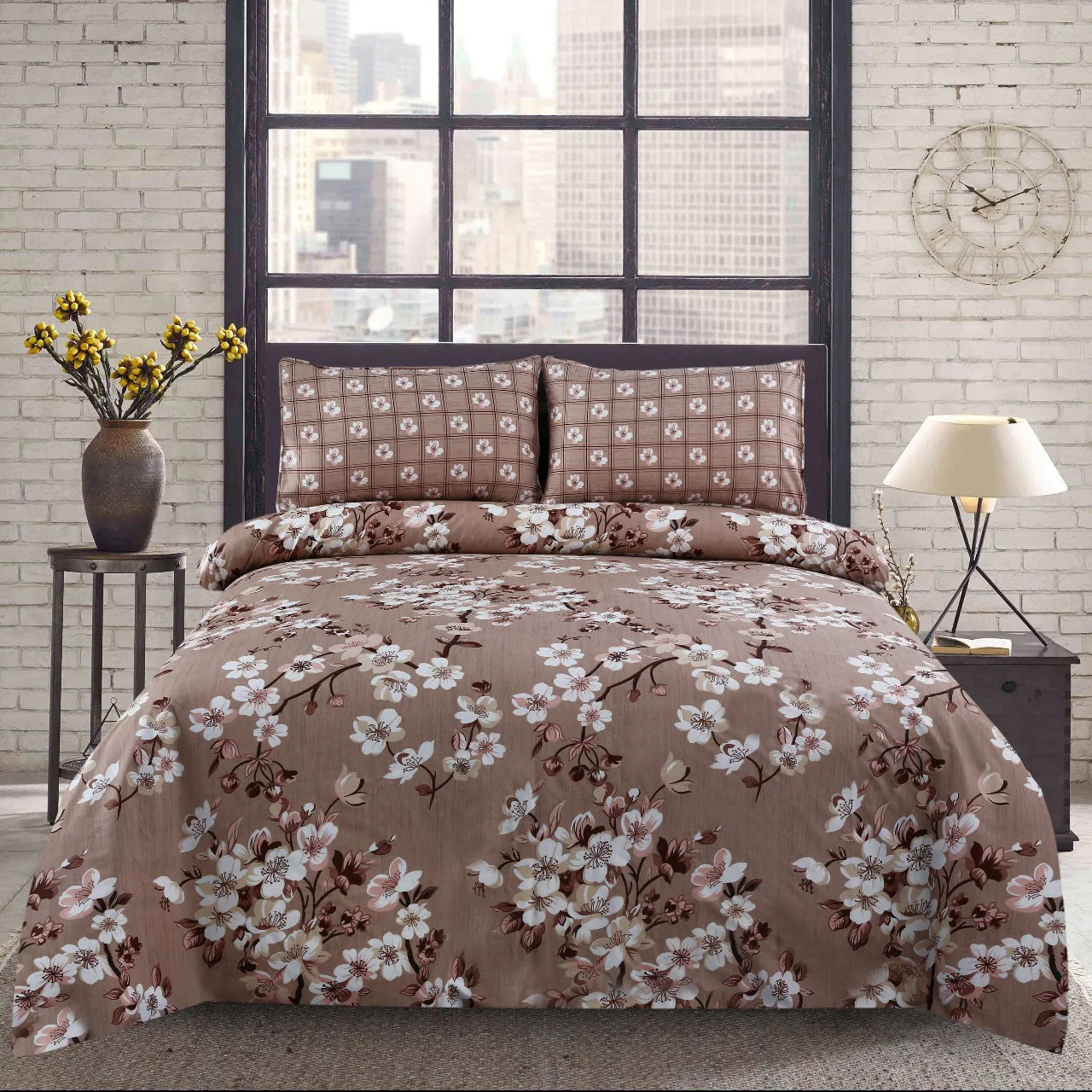 Soft Bloom Bedsheet Set -