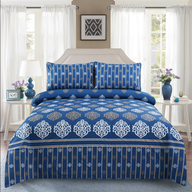 Hushed Indigo Bedsheet Set -