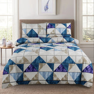Blue Axis Bedsheet Set -
