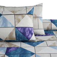 Blue Axis Bedsheet Set -