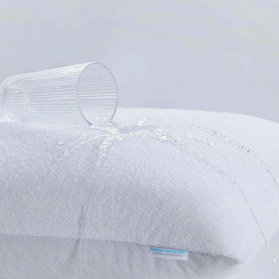 Cotton Terry Waterproof Pillow -
