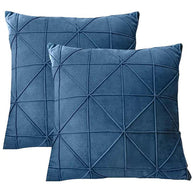 Stargaze Stitch Cushion (Pair) - Cover only / Blue