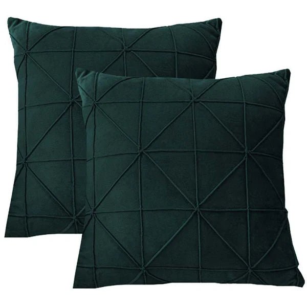 Stargaze Stitch Cushion (Pair) - Cover only / Zinc