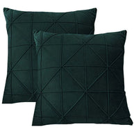 Stargaze Stitch Cushion (Pair) - Cover only / Zinc