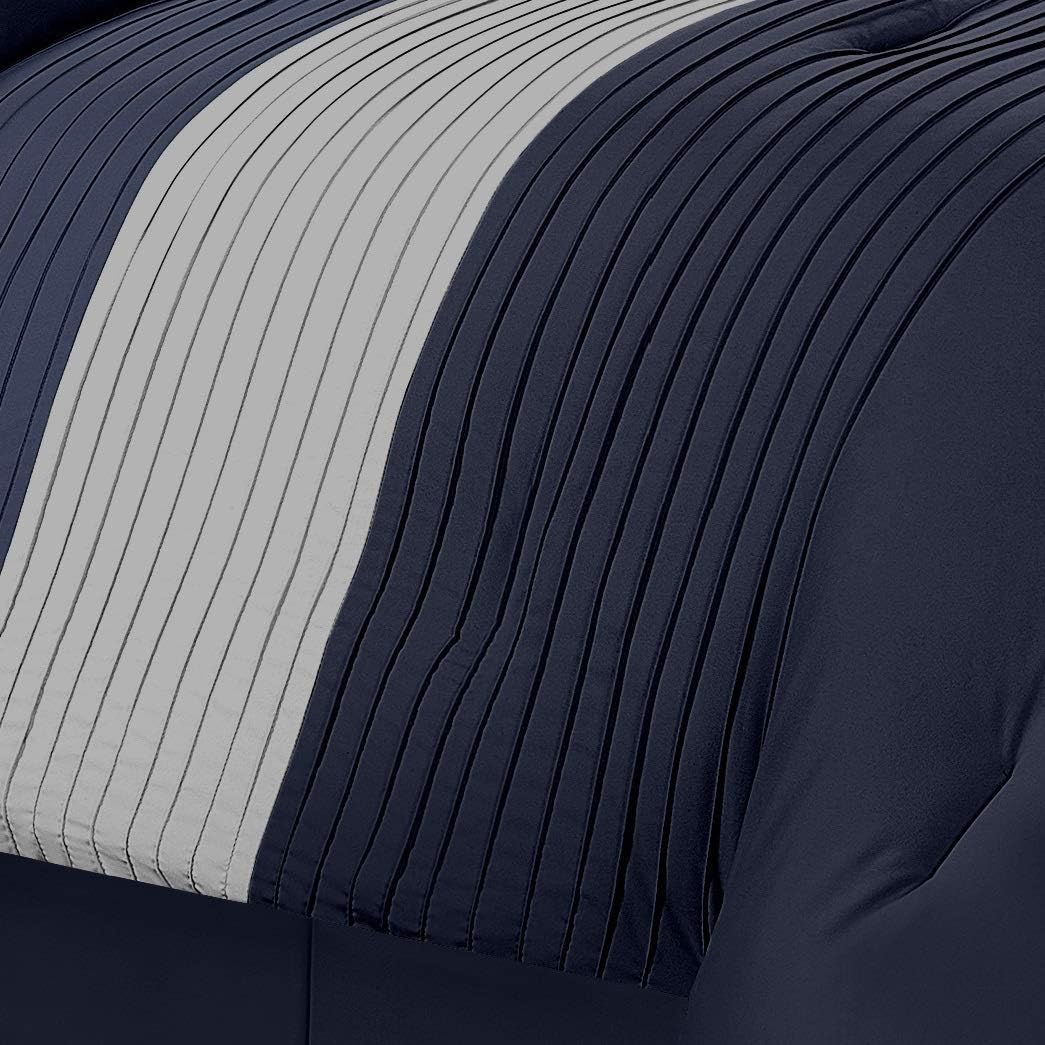 Embellish Horizontal Pleats Duvet -