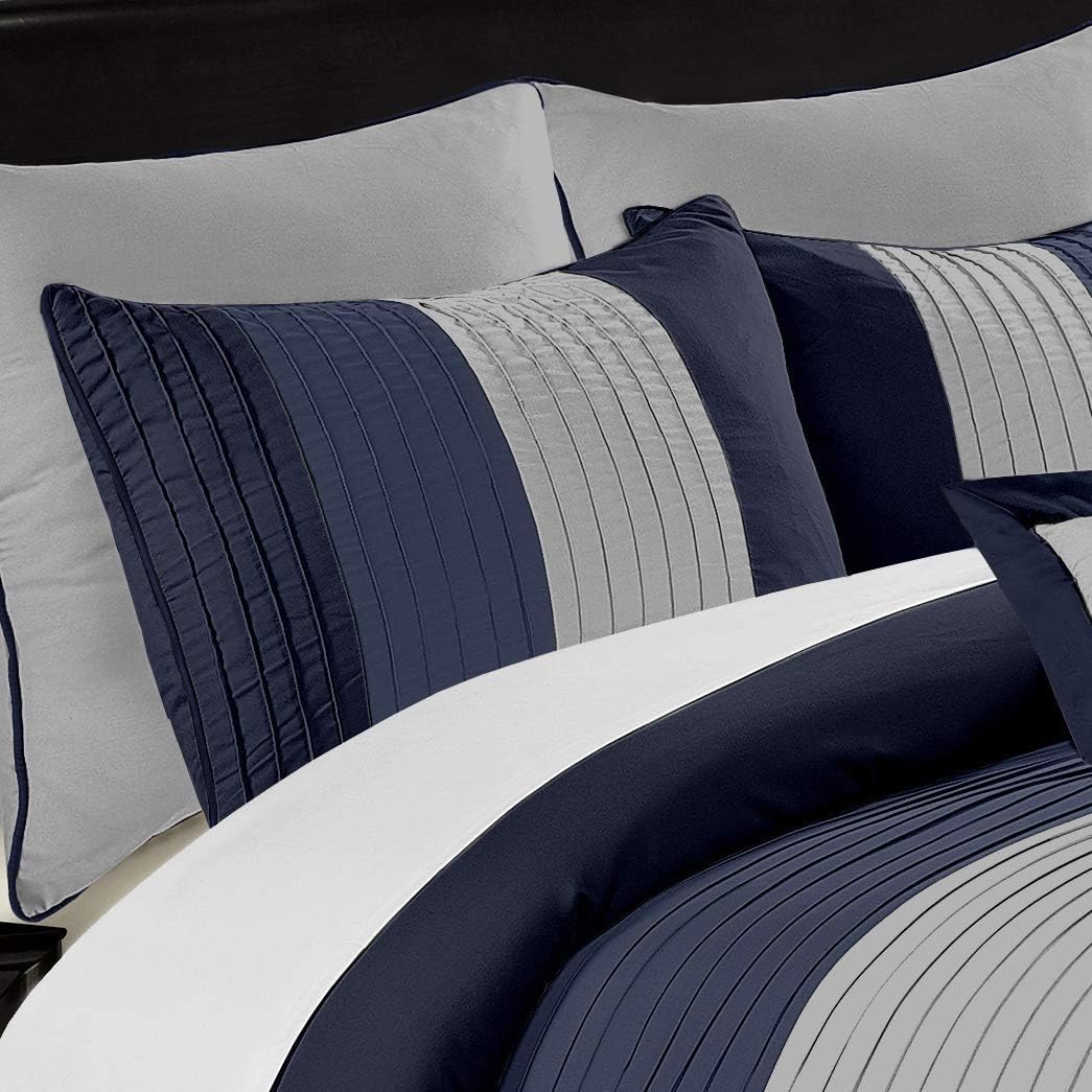 Embellish Horizontal Pleats Duvet -