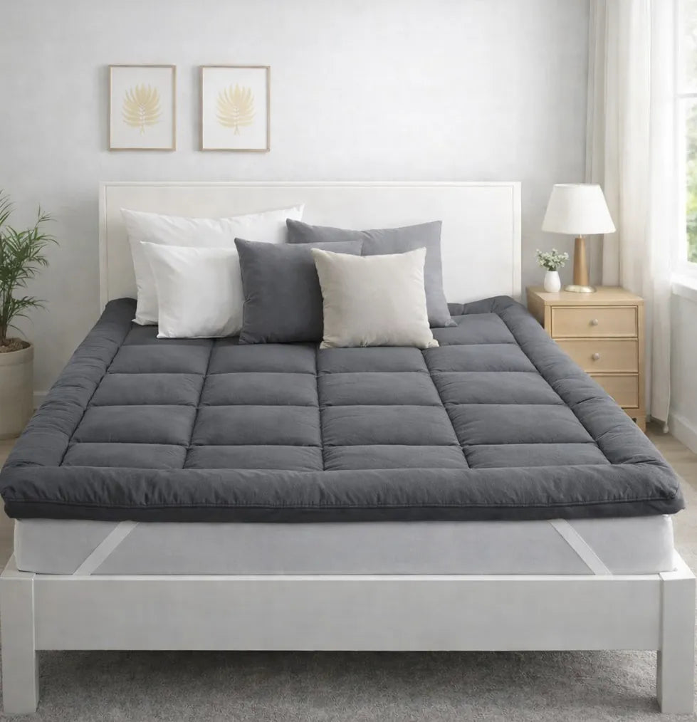 Mattress Topper - Single / Grey
