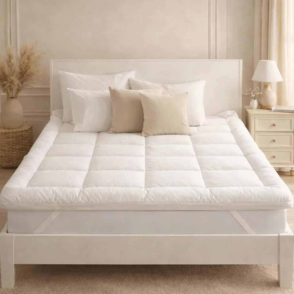 Mattress Topper - Queen / White