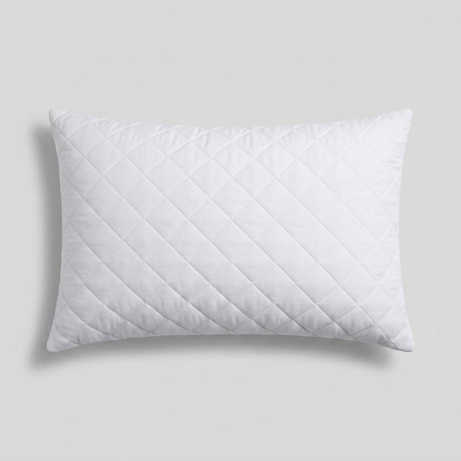 Quilted Filled Pillow (Pair)