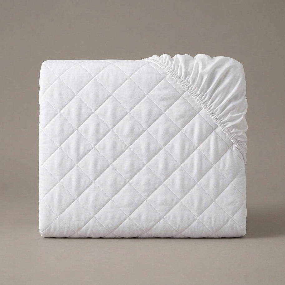 Waterproof quilted mattress protector