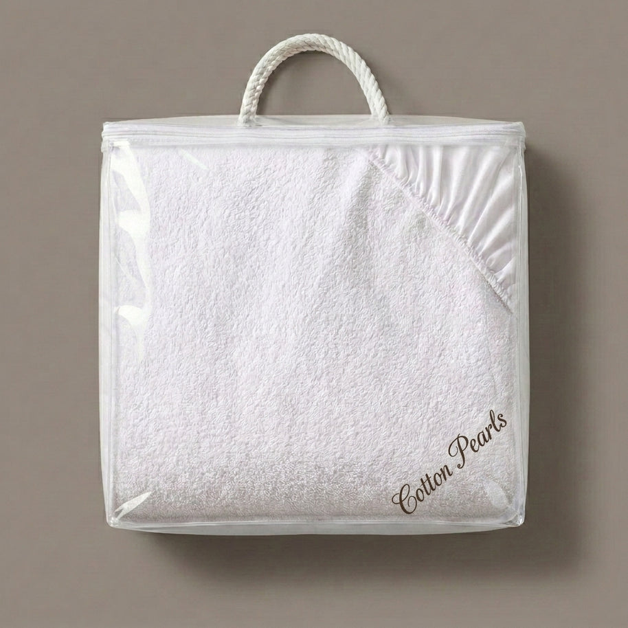 Terry waterproof mattress protector