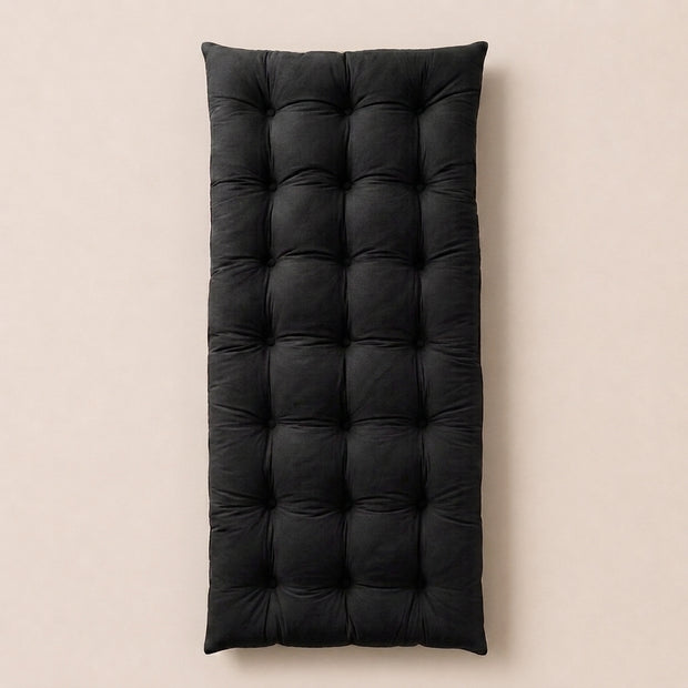 Velvet Floor Mattress - Black