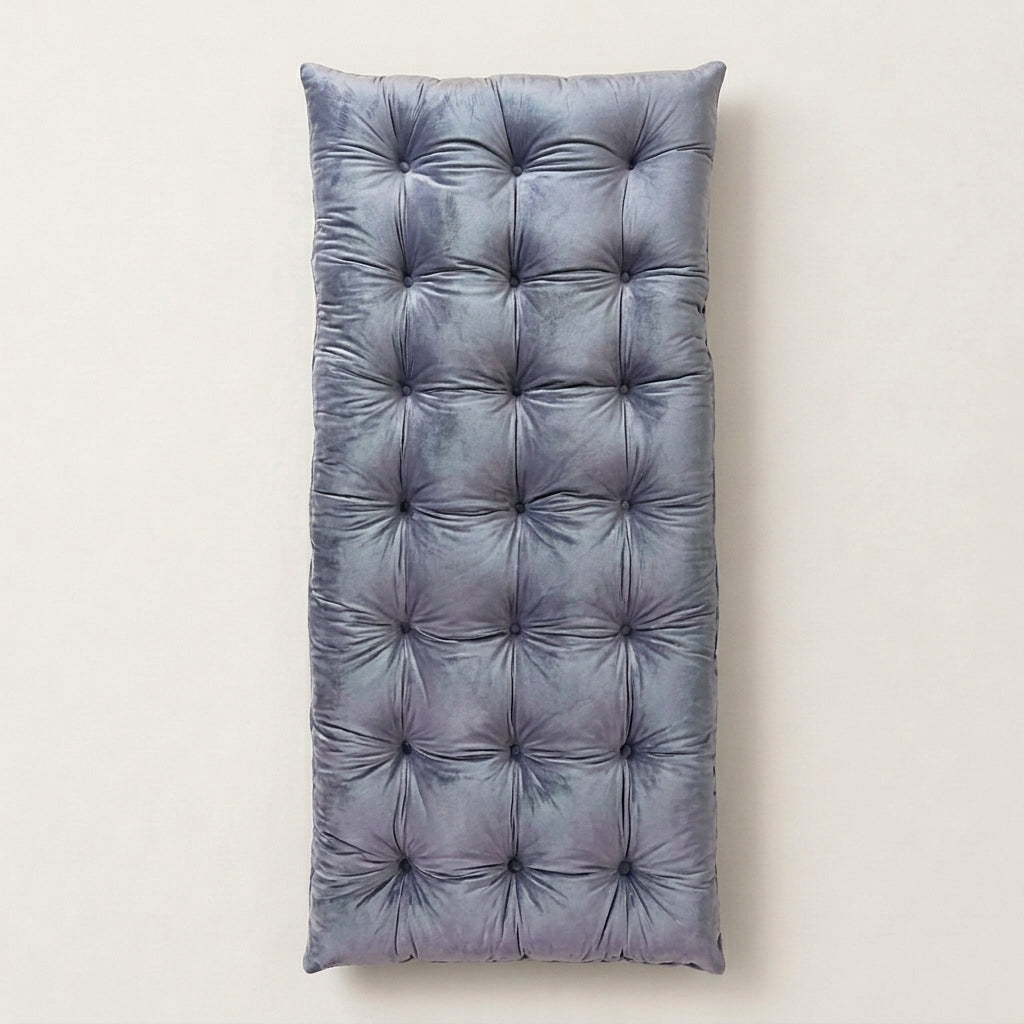Velvet Floor Mattress - Grey