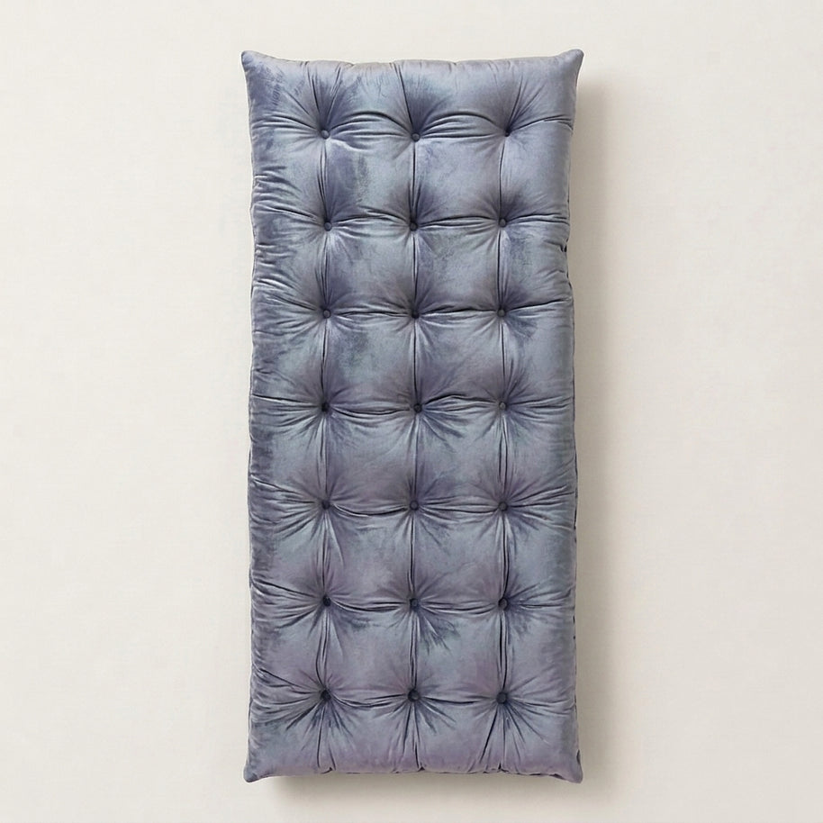 Velvet Floor Mattress - Grey