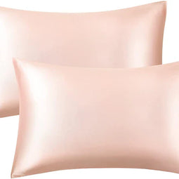 Shamoz Silk Pillow Case - Pair - Pink