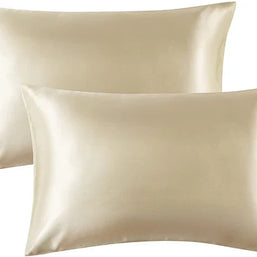 Shamoz Silk Pillow Case - Pair - Gold