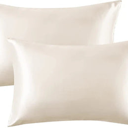 Shamoz Silk Pillow Case - Pair - White