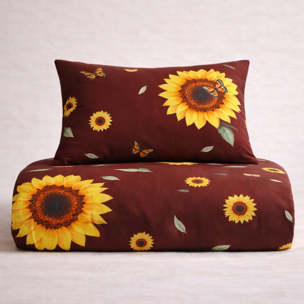 Sunlit Bloom Single Bedsheet -