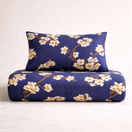 Midnight Blossom single bedsheet -