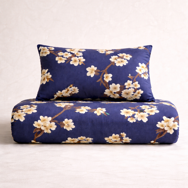 Midnight Blossom single bedsheet -