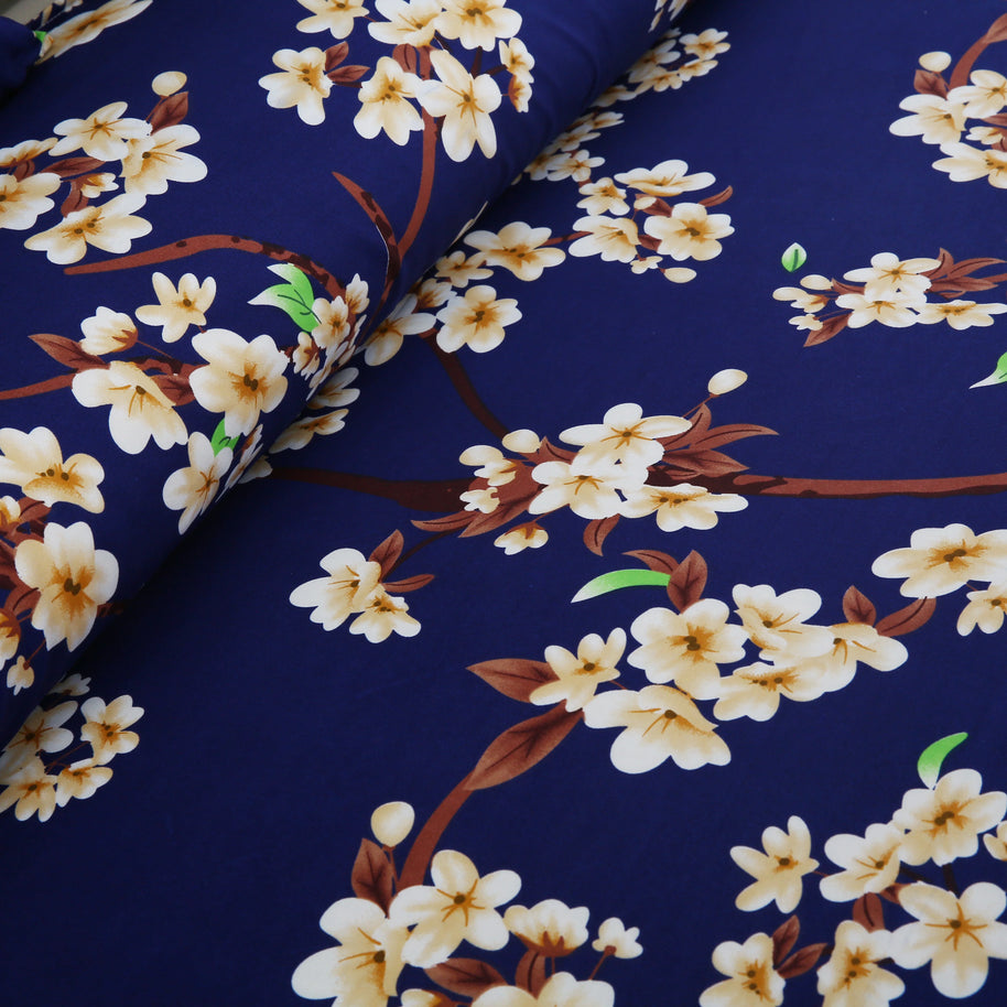 Midnight Blossom single bedsheet -