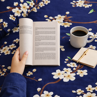 Midnight Blossom single bedsheet -