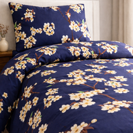 Midnight Blossom single bedsheet -