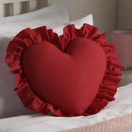 Soft Heart Cushion - Red