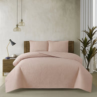 Blush Leaf Bedspread -