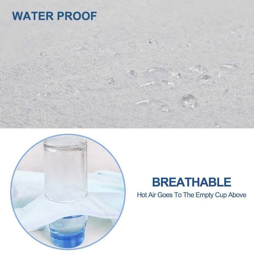 Terry waterproof mattress protector -