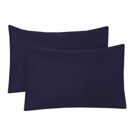 Ultra Sonic Quilted Pillow Covers - Navy / Pack of 2