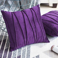 Quiet Ridge Cushion (Pair) - Cover only / Purple