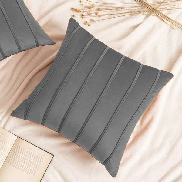 Hushline Cushion (Pair) - Light Grey / Cover only