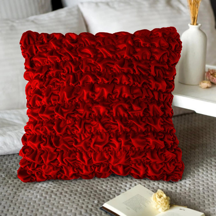 Soft Hours Cushion (Pair) - Red / Cover only