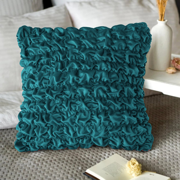 Soft Hours Cushion (Pair) - Teal / Cover only