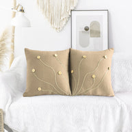Driftline Button Cushion (Pair) - Cover only / Beige